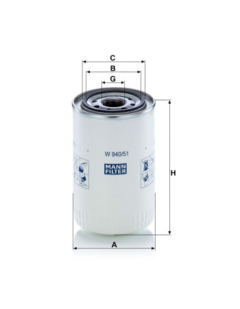 Mann Filter W940/51 Hidrolik Filtresi