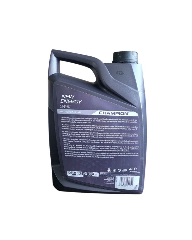 Champion New Energy 5W40 4 LT Motor Yağı