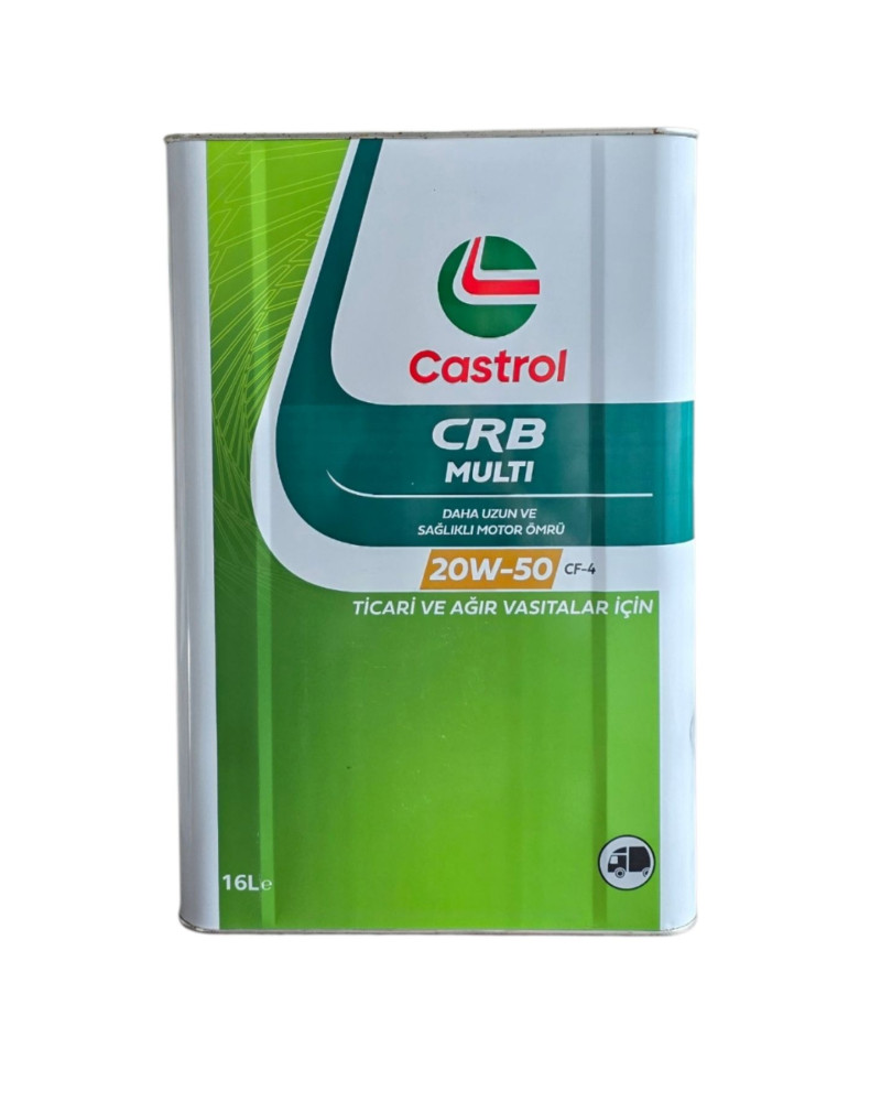 Castrol CRB Multi 20W50 CF-4 16 LT Yüksek Performanslı Mineral Bazlı Motor Yağı
