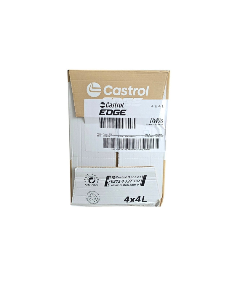 Castrol Edge 5W30 4 LT Tam Sentetik Motor Yağı Koli içi 4 Adet Koli Bazlı