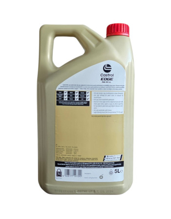 Castrol EDGE 5W-30 LL 5 LT Tam Sentetik Motor Yağı 48 Koli Palet 