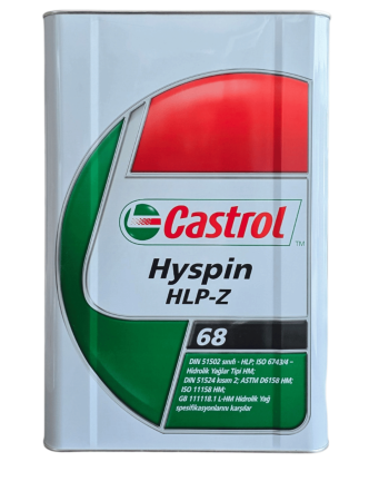 Castrol Hyspin HLP-Z 68 15LT Çinko Bazlı (ZDDP) Hidrolik Yağı 