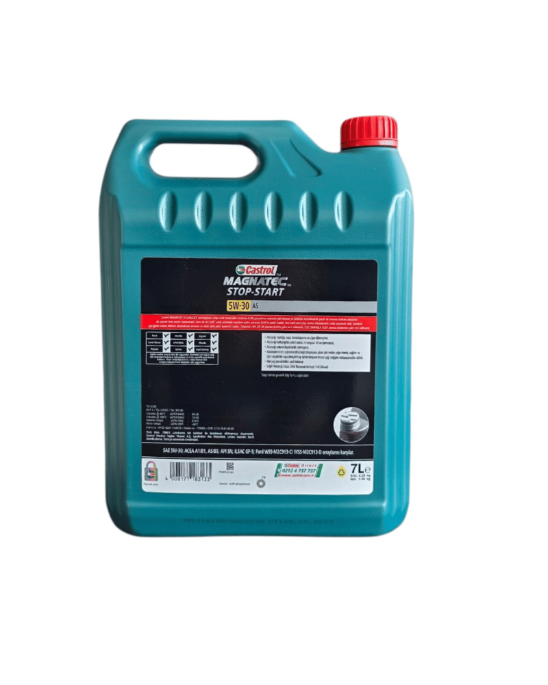 Castrol Magnatec Stop Start 5w30 A5 7 LT Tam Sentetik Motor Yağı
