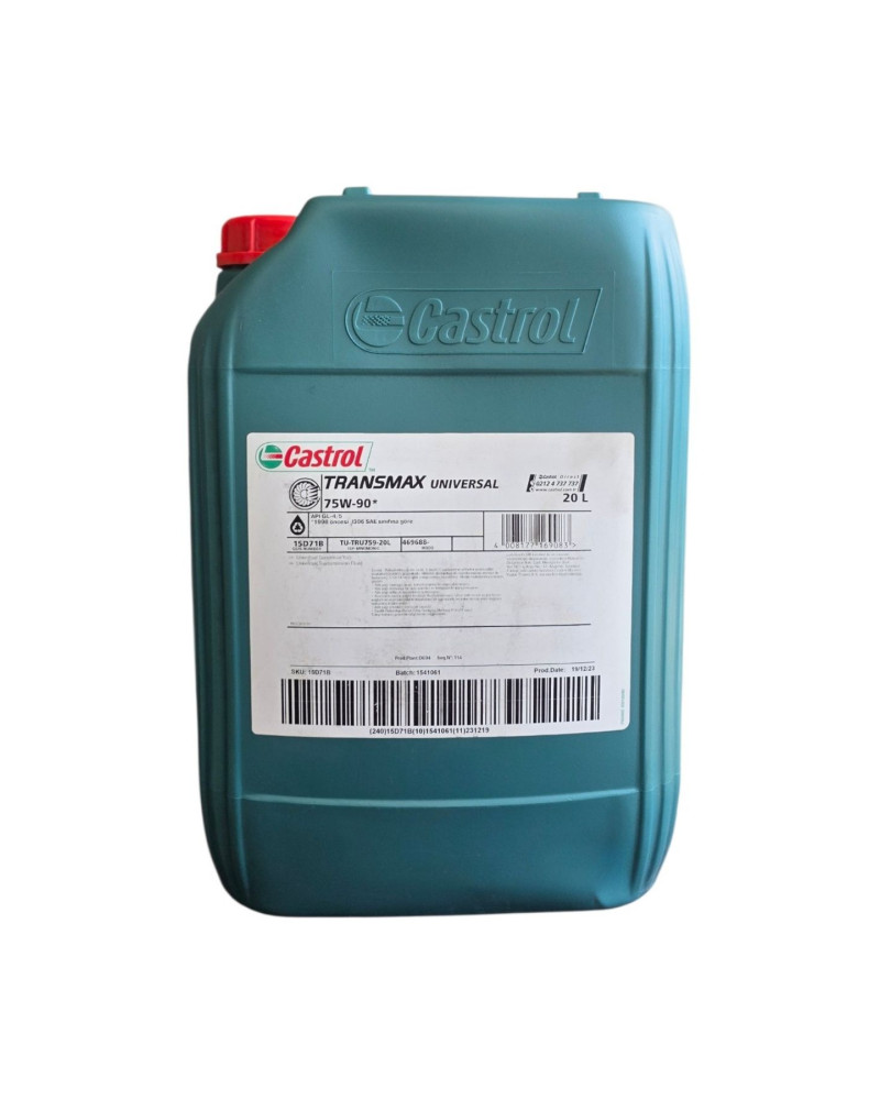 Castrol Transmax Universal 75W-90 20 LT - 17,5 KG Şanzıman Yağı