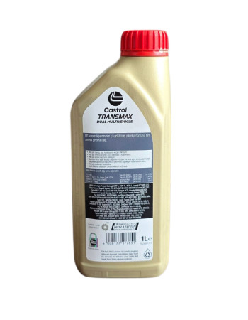 Castrol Transmax Dual 1 LT Tam Sentetik Şanzıman Yağı
