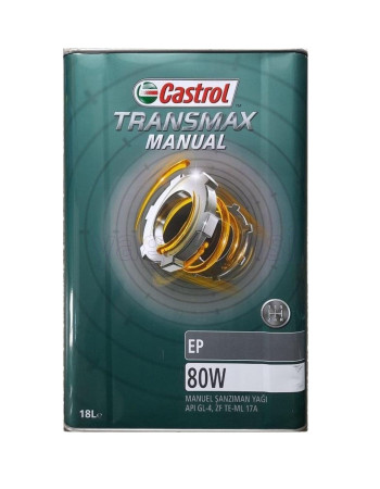Castrol Transmax Manual EP 80W 18 LT Yüksek Performanslı Dişli Yağı