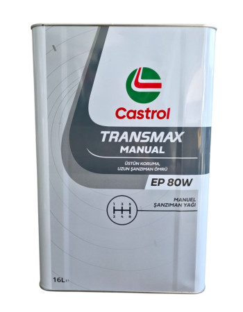 Castrol Transmax Manual EP 80W 16 LT Manuel Şanzıman Yağı