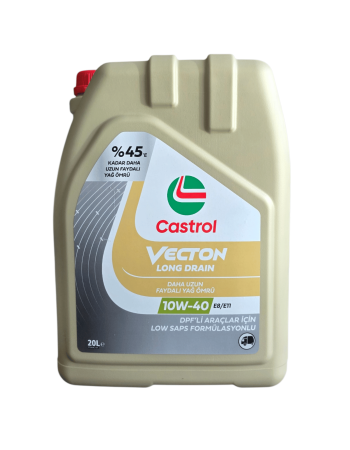 Castrol Vecton Long Drain 10W40 E8/E11 17,5 KG Sentetik Teknoloji Motor Yağı