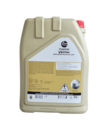 Castrol Vecton Long Drain 5W30 CK-4/SN 20 LT Tam Sentetik Motor Yağı
