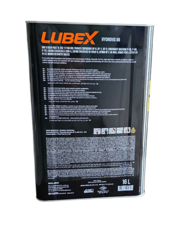Lubex Hydrovis 68 16 LT ISO VG 68 Viskozite Sınıfında HLP Tip Aşınma Önleyici Hidrolik Yağı