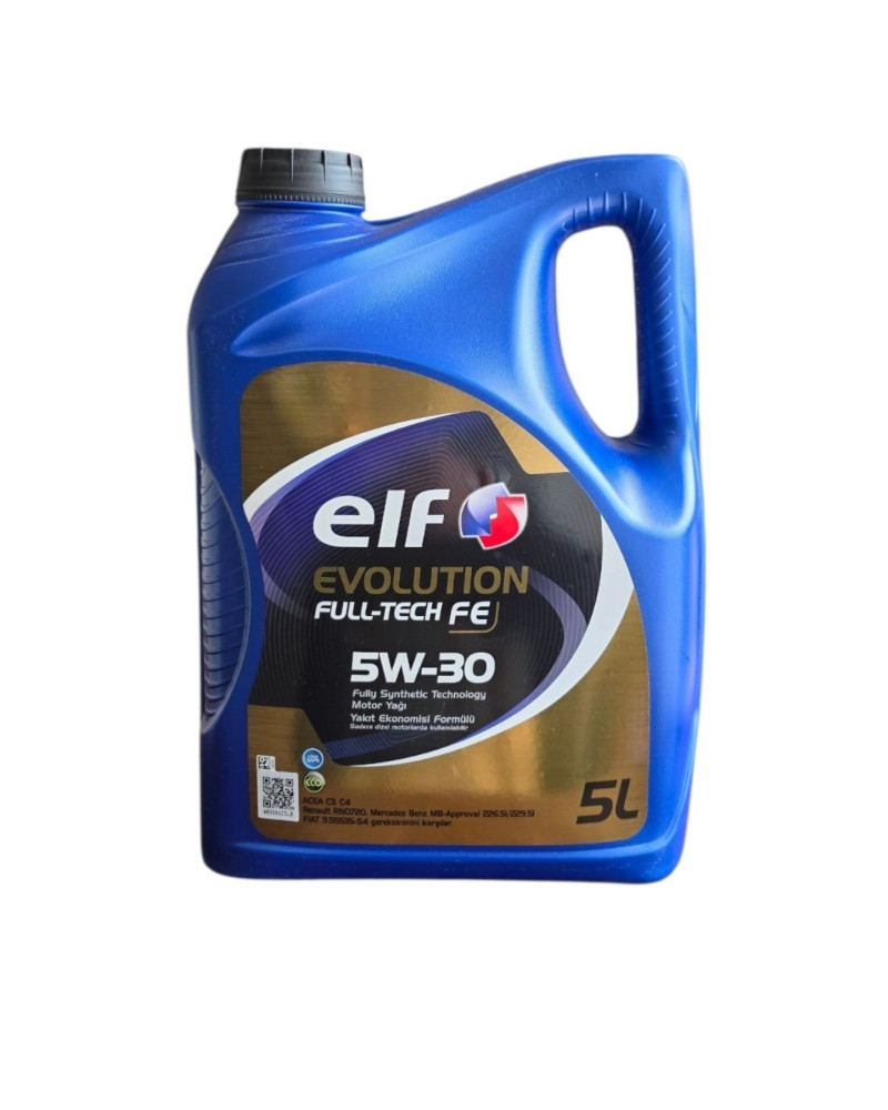 Elf Evolution Full-Tech FE 5W30 5 LT Tam Sentetik Düşük SAPS (Low SAPS) Motor Yağı