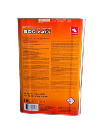 Petrol Ofisi Bor Yağı 15 LT (Emülsiyon Tipi) Kesme Sıvısı