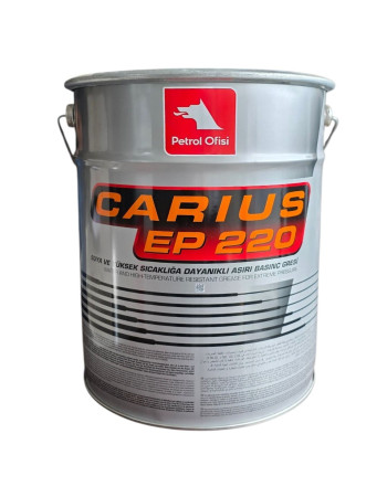 Petrol Ofisi Carius EP 220  15 KG Suya Ve Yüksek Basınca Dayanıklı Aşırı Basınç Gresi