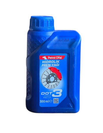 Petrol Ofisi DOT 3 Fren Hidrolik Yağı 500 ML