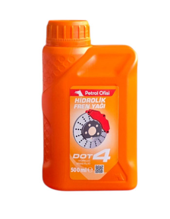 Petrol Ofisi Hidrolik Fren Yağı DOT 4 500 ML