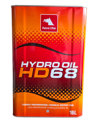 Petrol Ofisi Hydro Oil HD 68 16 LT Hidrolik Yağ