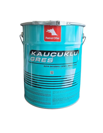 Petrol Ofisi Kauçuklu Gres 14 KG Çok Amaçlı Gres Yağı