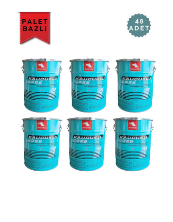 Petrol Ofisi Kauçuklu Gres 14 KG Çok Amaçlı Gres Yağı 48 Adet Palet Bazlı