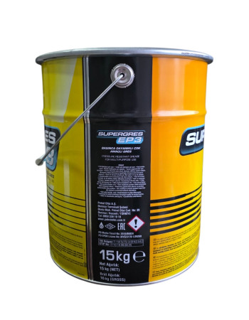 Petrol Ofisi Süper Gres EP 3 15 KG (Extreme Pressure) Katkılı Lityum Sabunlu Gres Yağı