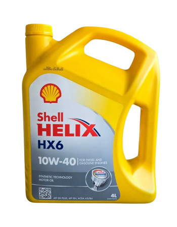 Shell Helix HX6 10W-40 4 LT Yarı Sentetik Motor Yağı