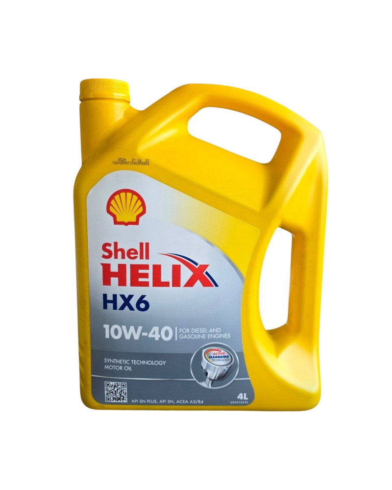 Shell Helix HX6 10W-40 4 LT Yarı Sentetik Motor Yağı 48 Koli 192 Adet
