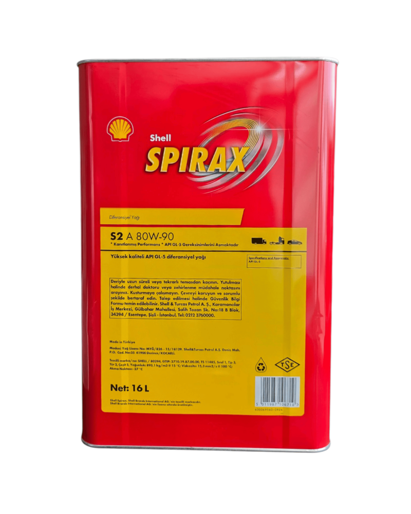 Shell Spirax S2 80W90 16 LT