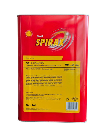 Shell Spirax S2 A 80W-90 16 LT Diferansiyel ve Şanzıman Yağı