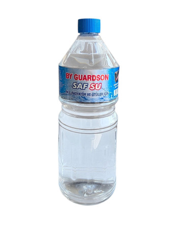 BY GUARDSON Saf Su (Distile Su) 1 LT Yüksek Saflık Güvenilir Kalite Deiyonize Su