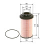 Bosch Filter 1457429655 N9655 Yakıt Filtresi