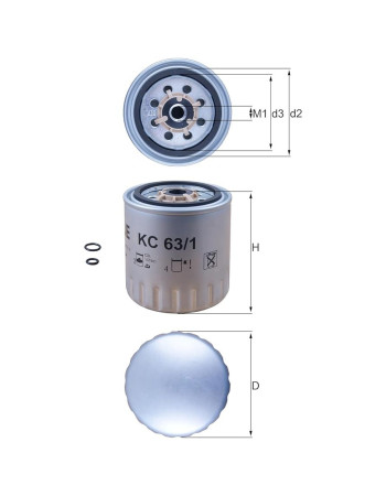 Mahle Filter KC63/1D Yakıt Filtresi