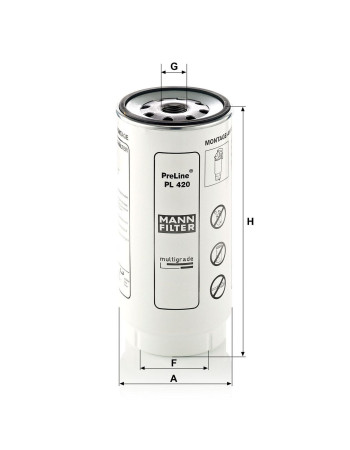 Mann Filter PL420x Yakıt Filtresi