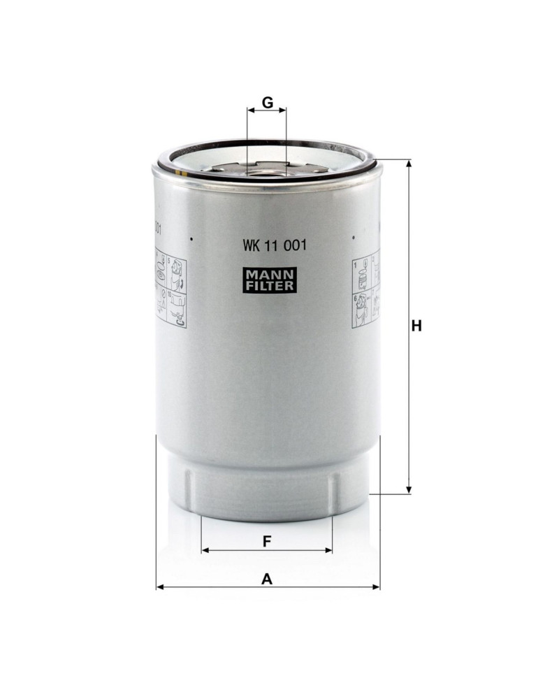 Mann Filter WK11001X Yakıt Filtresi