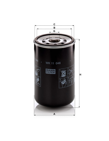 Mann Filter WK11046 Yakıt Filtresi