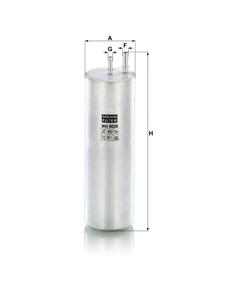 Mann Filter WK8058 Yakıt Filtresi