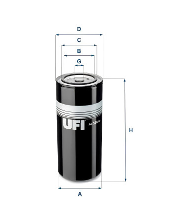 Ufi Filter 2433600 Yakıt Filtresi
