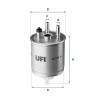 Ufi Filter 2411400 Yakıt Filtresi