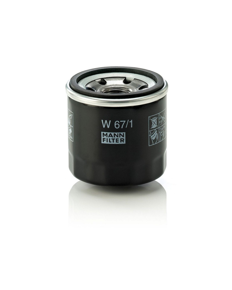 Mann Filter W67/1 Yağ Filtresi 10 Adet