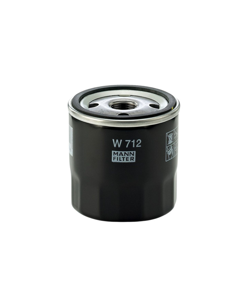 Mann Filter W712 Yağ Filtresi